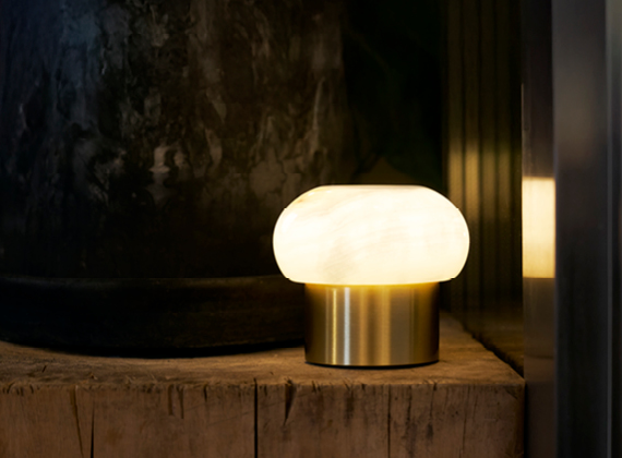 Duni stone LED lamp rechargeable